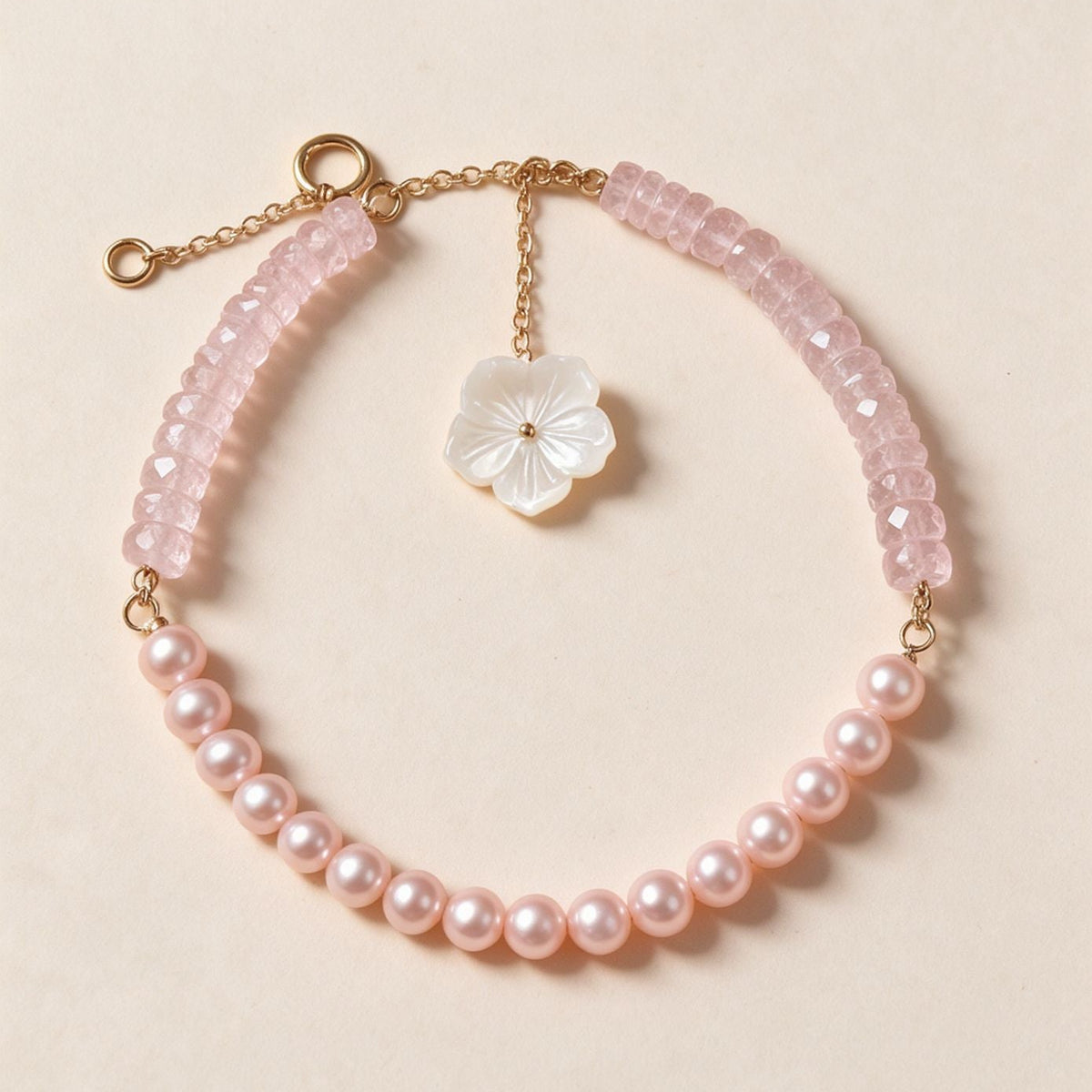 Rose Crystal Bracelet